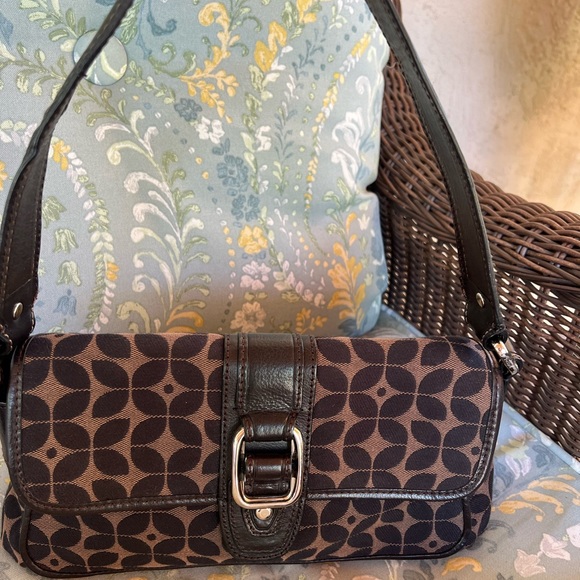 Black & Brown Fossil Purse with matching Wallet - Picture 2 of 16